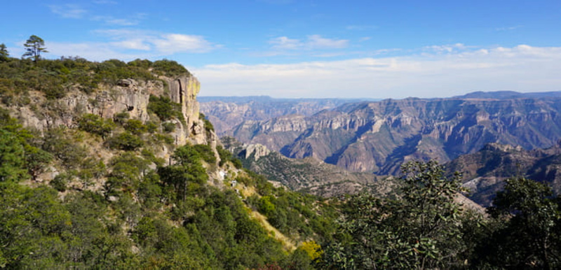 Kupfer Canyon Aussicht