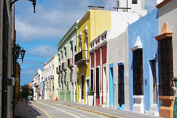 Straße in Campeche