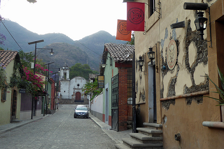 Malinalco am Abend