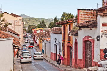 Straße in San Cristóbal de las Casas