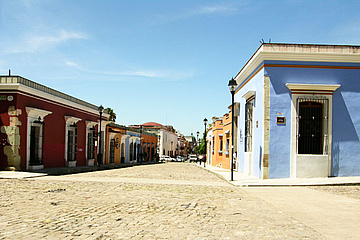 Straßen in Oaxaca