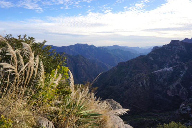 Ausblick Kupfer Canyon